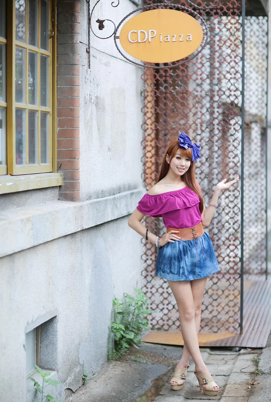 [Mzsock] NO.206 Xiaowen short skirt with cool and beautiful legs street photography#[52P]-30