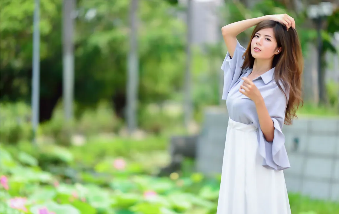 [Mzsock] NO.145 Fang Weizhen’s elegant long skirt with high legs street photography#[105P]-46